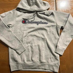 Champion Light Grey Pullover Sweatshirt Size Medium